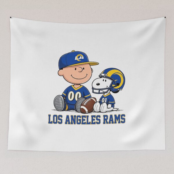 Item preview, Snoopy And Charlie Los Angeles Football Fan designed and sold by CaneufeyCip.