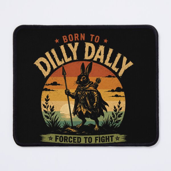 Item preview, Born To Dilly Dally Forced To Fight Fascists Anti Fascist Political Activist Resistance designed and sold by RetroMini2026.