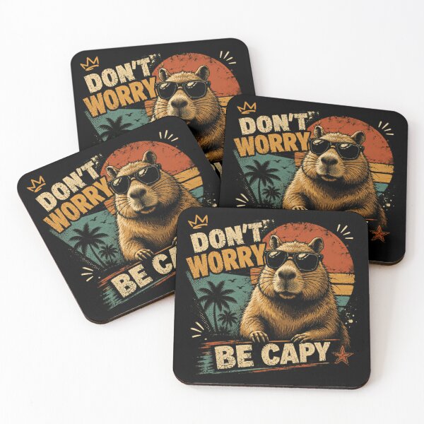 Item preview, Don't Worry Be Capy Capybara Animal Lover designed and sold by JonesFlora2025.