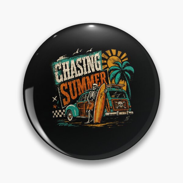 Item preview, Chasing Summer Beach Vacation Surfer Road Trip Lover designed and sold by RetroMini2026.