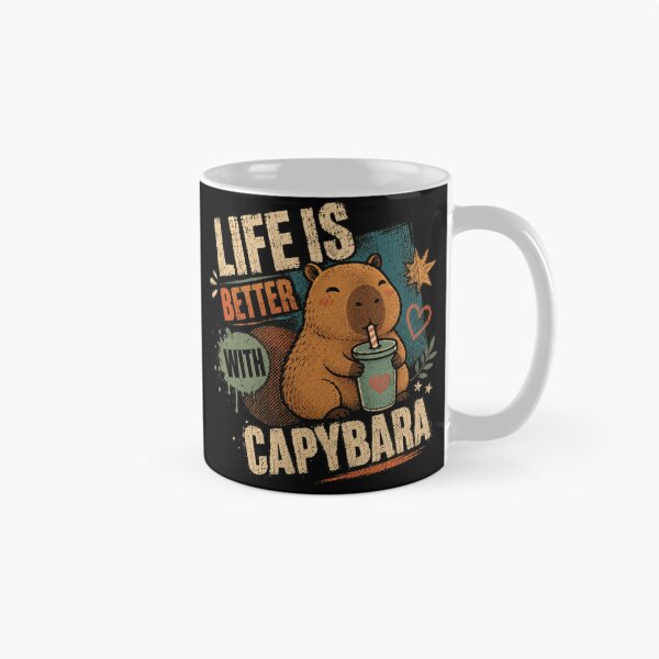 Item preview, Life Is Better With Capybara Animal Lover Pet Owner designed and sold by JonesFlora2025.