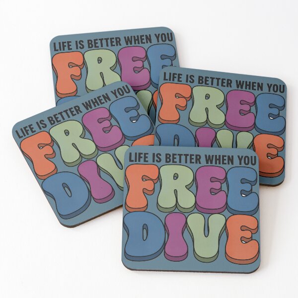 Item preview, Life Is Better When You Free Dive Design designed and sold by MOCH- ART.