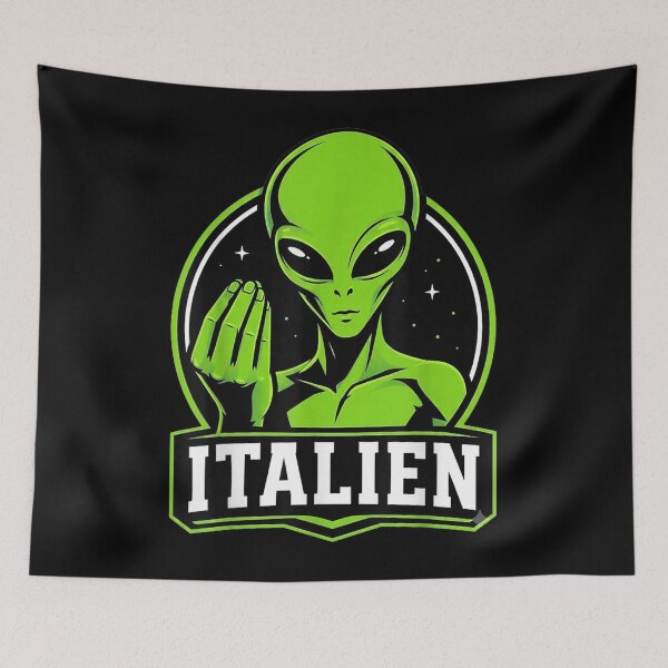 Item preview, Italien Alien Italian Hand Gesture Sci Fi designed and sold by RileyAngelaShop.