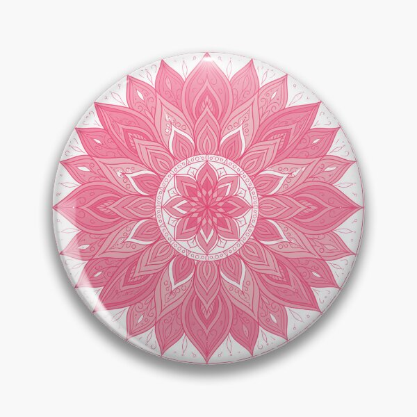 Item preview, Pink Lotus Mandala - Bohemian Floral Geometric Art designed and sold by RAJASWARSTORE.