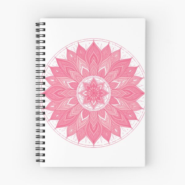 Item preview, Pink Lotus Mandala - Bohemian Floral Geometric Art designed and sold by RAJASWARSTORE.