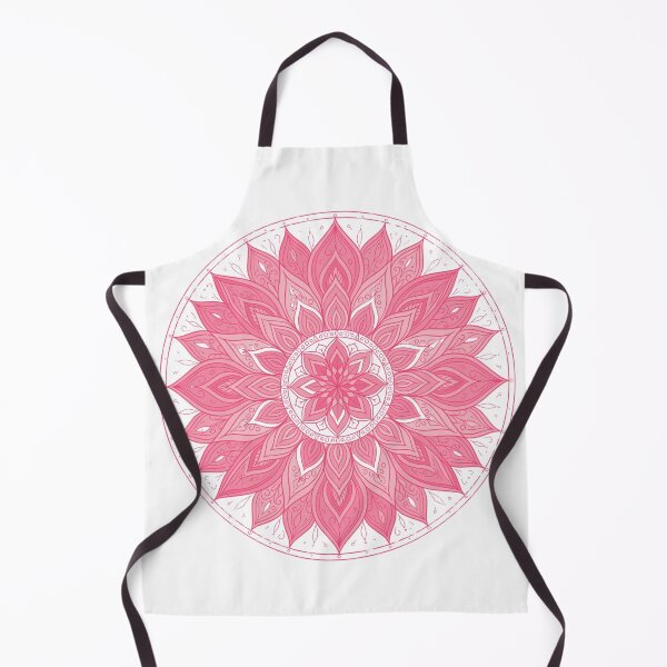 Item preview, Pink Lotus Mandala - Bohemian Floral Geometric Art designed and sold by RAJASWARSTORE.