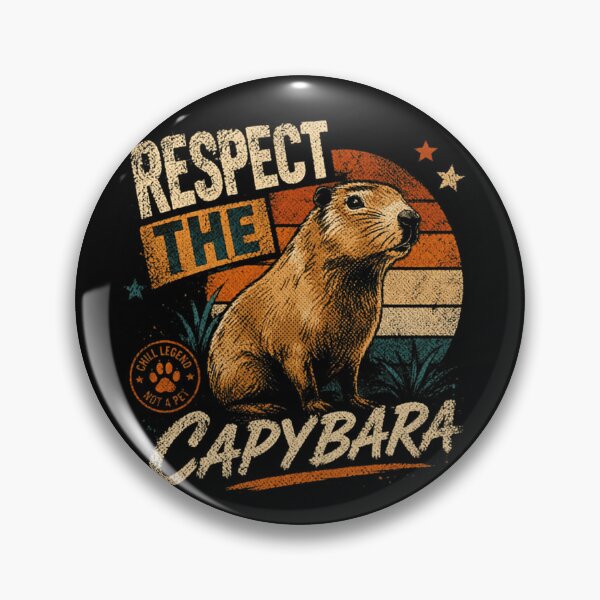 Item preview, Respect The Capybara Animal Lover Wildlife Enthusiast designed and sold by JonesFlora2025.