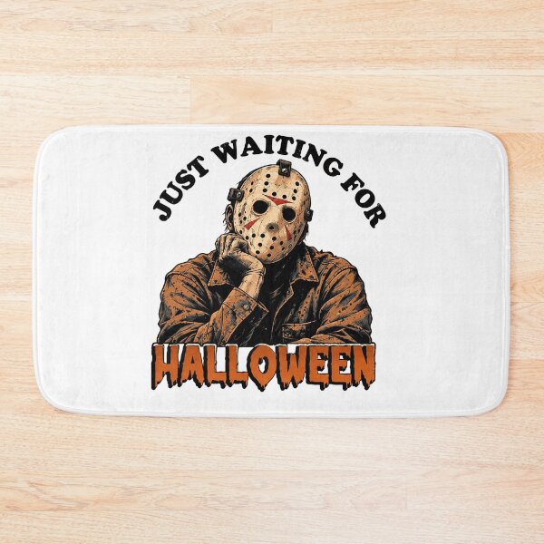 Item preview, Just Waiting For Halloween Jason-Voorhees Funny Horror Movie designed and sold by Derekquie.