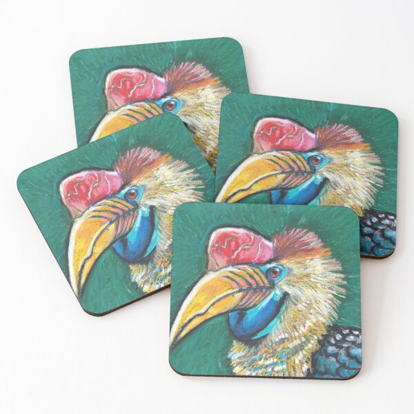 Item preview, Knobbed hornbill designed and sold by IrinaRammos-Art.