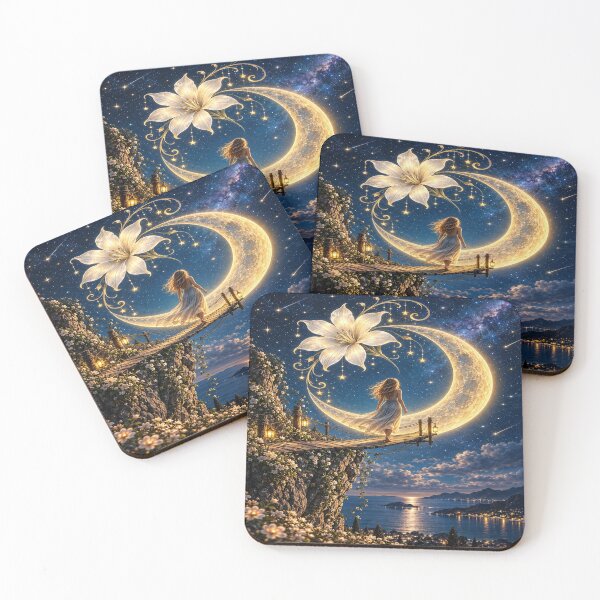 Item preview, Moonlit Path to Dreams designed and sold by DaryaArtFrance.