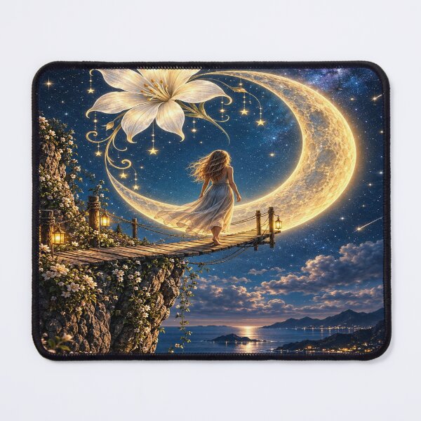 Item preview, Moonlit Path to Dreams designed and sold by DaryaArtFrance.