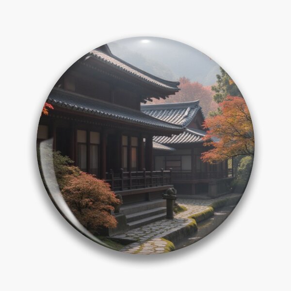 Item preview, Autumn Reflections at the Temple Stream designed and sold by nhk999.