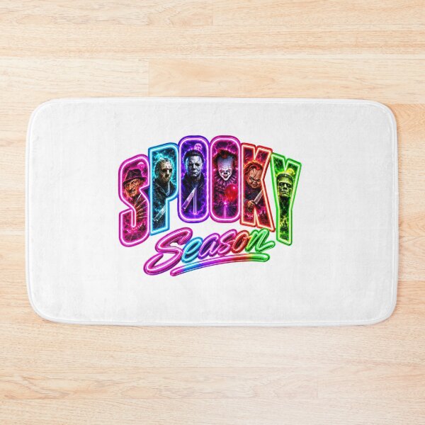 Item preview, Neon Spooky Season Horror Movie Villains Graphic designed and sold by Derekquie.