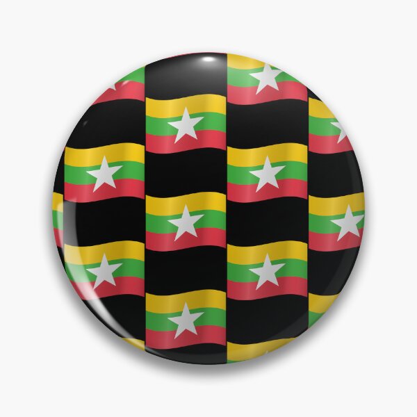 Artikelvorschau, Myanmar-Flagge – Symbol des Myanmar-Stolzes entworfen und verkauft von yazdogs.