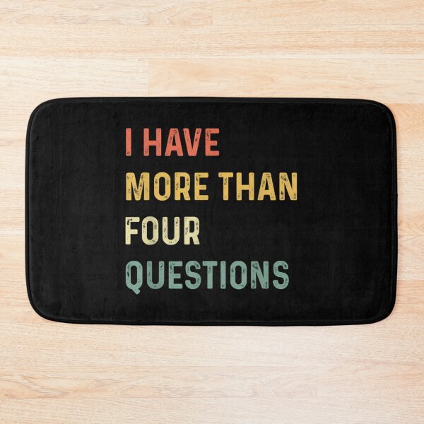 Item preview, Funny Passover Seder I Have More Than Four Questions designed and sold by HeidiVintageArt.