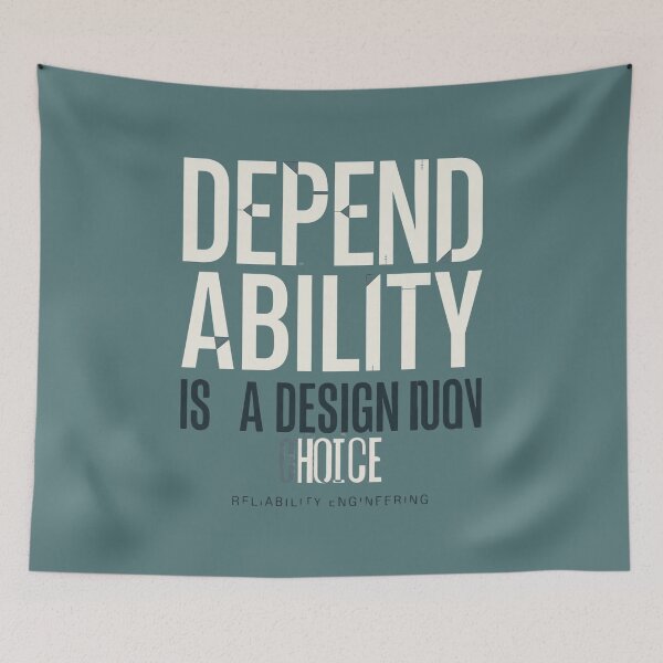 Item preview, Dependability Is a Design Choice Reliability Engineering designed and sold by Amr Darwish Graphic designer.