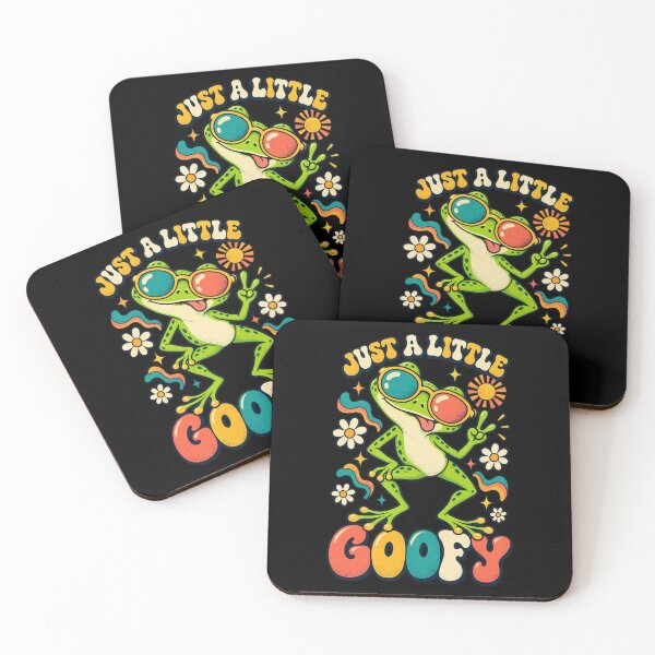 Item preview, Groovy Goofy Frog with Retro Shades designed and sold by Side Quest Co..
