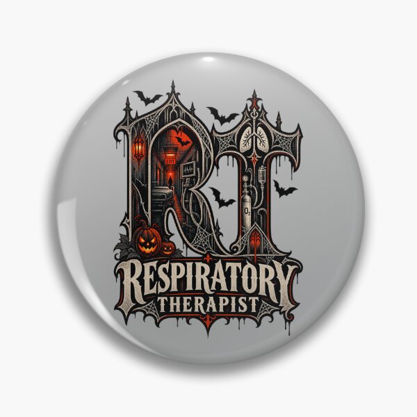Item preview, Gothic RT Respiratory Therapist Haunted Hospital Halloween designed and sold by ClinicalHubs.