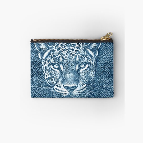 Item preview, Blue Tiger Snake Skin Abstract Art designed and sold by GRFORA.