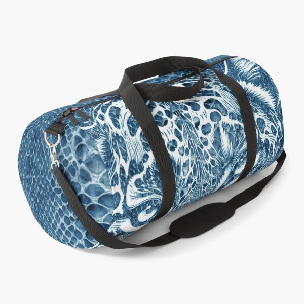 Item preview, Blue Tiger Snake Skin Abstract Art designed and sold by GRFORA.