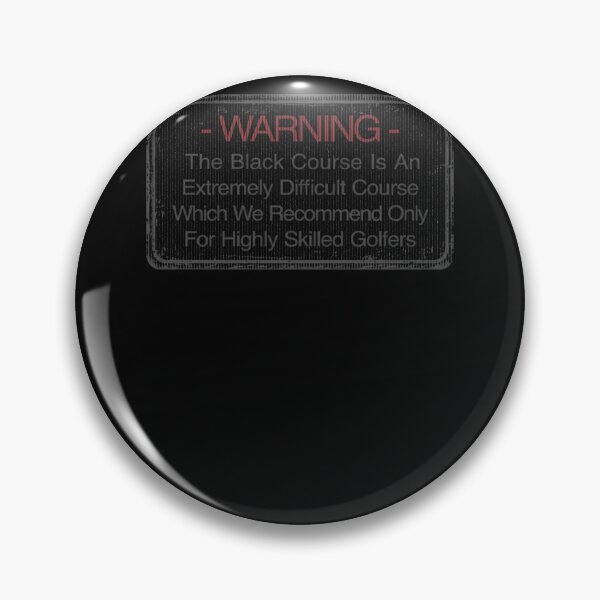 Item preview, Bethpage Black Course Warning Sign Golf Tee  designed and sold by weemsrop.