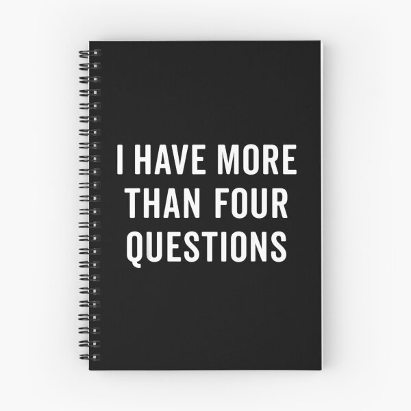 Item preview, Funny Passover Seder I Have More Than Four Questions designed and sold by HeidiVintageArt.