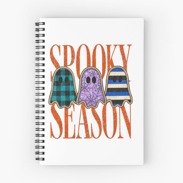 Item preview, Three Cute Patterned Ghosts Spooky Season Halloween Vintage Graphic designed and sold by Derekquie.