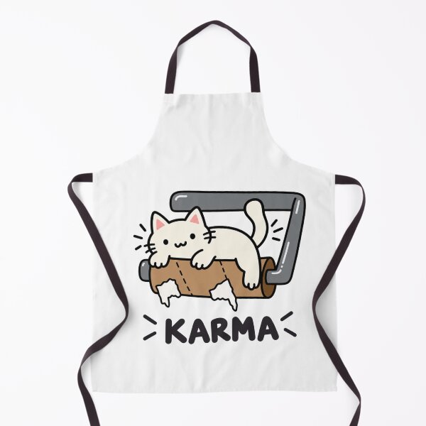 Item preview, Karma Cat Funny Cute Cat Pun designed and sold by MonkiFlipp.