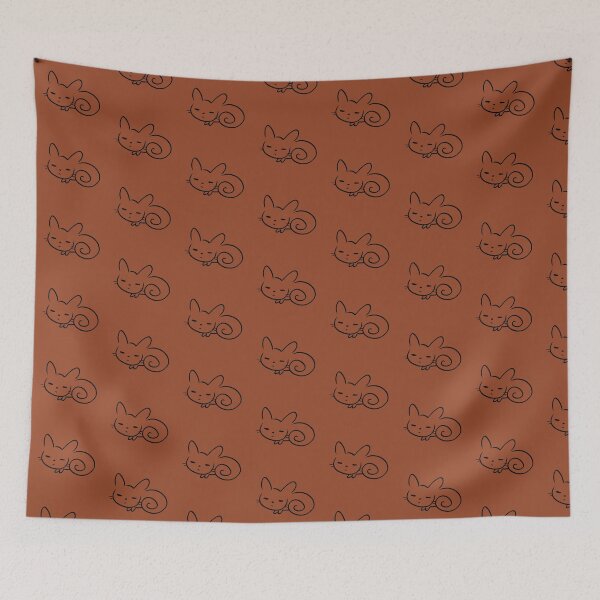 Item preview, Cute squirrel sleeping illustration Brown  designed and sold by thistleberry.