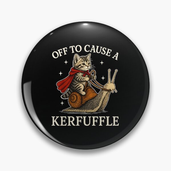 Item preview, Off to Cause A Kerfuffle Funny Cat Riding Snail designed and sold by Dmo3HarkoArt.