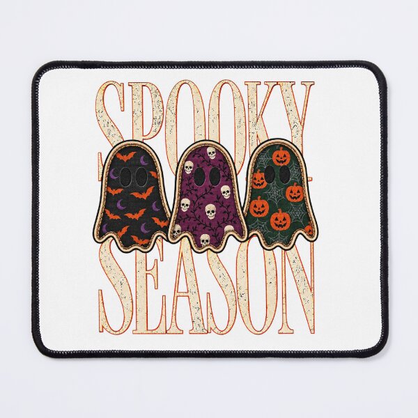 Item preview, Spooky Season Three Patterned Halloween Ghosts Vintage Graphic designed and sold by Derekquie.