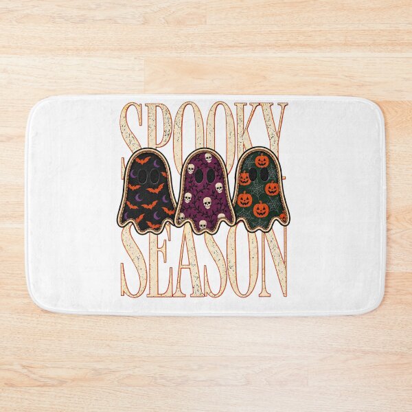 Item preview, Spooky Season Three Patterned Halloween Ghosts Vintage Graphic designed and sold by Derekquie.