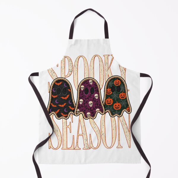 Item preview, Spooky Season Three Patterned Halloween Ghosts Vintage Graphic designed and sold by Derekquie.