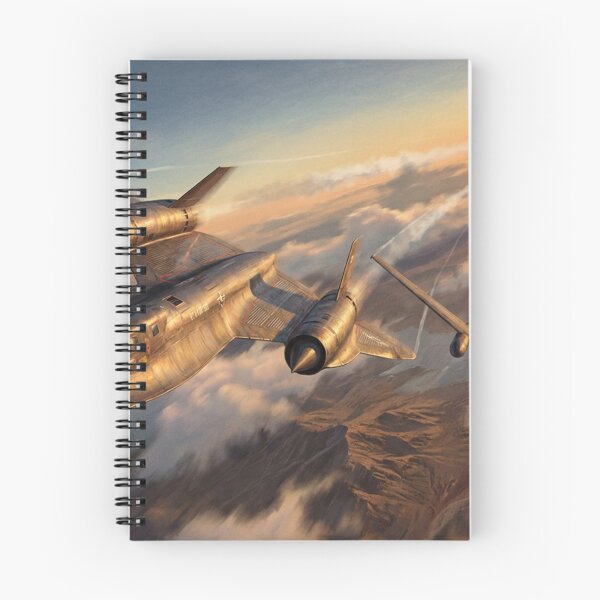 Item preview, SR-71 Blackbird And Escort Jet Sunset Illustration designed and sold by Airpower Art.