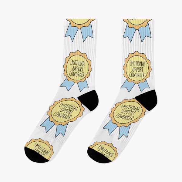 Item preview, Emotional Support Coworker Award Ribbon Funny Office Humor Work Bestie Quote designed and sold by raedattia.