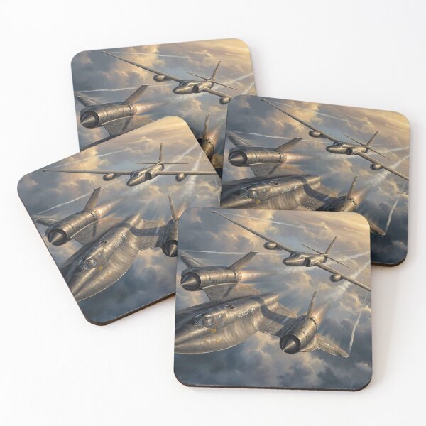 Item preview, SR-71 Blackbird And U-2 Cloudscape Illustration designed and sold by Airpower Art.