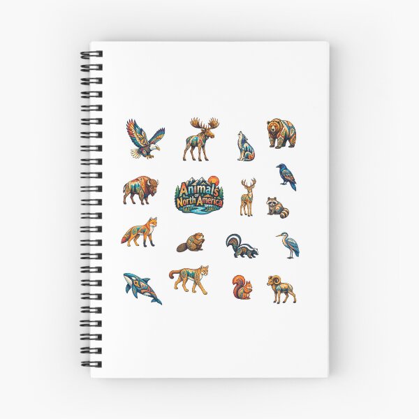 Item preview, Animals of North America - Sticker Set designed and sold by sabantha.