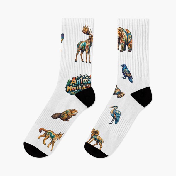 Item preview, Animals of North America - Sticker Set designed and sold by sabantha.