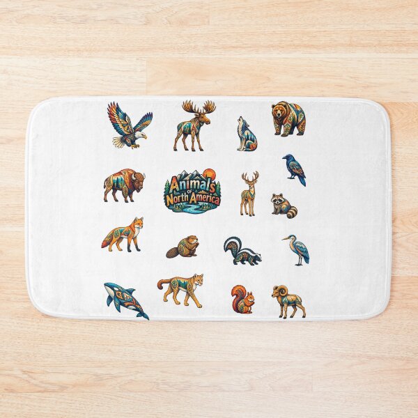 Item preview, Animals of North America - Sticker Set designed and sold by sabantha.