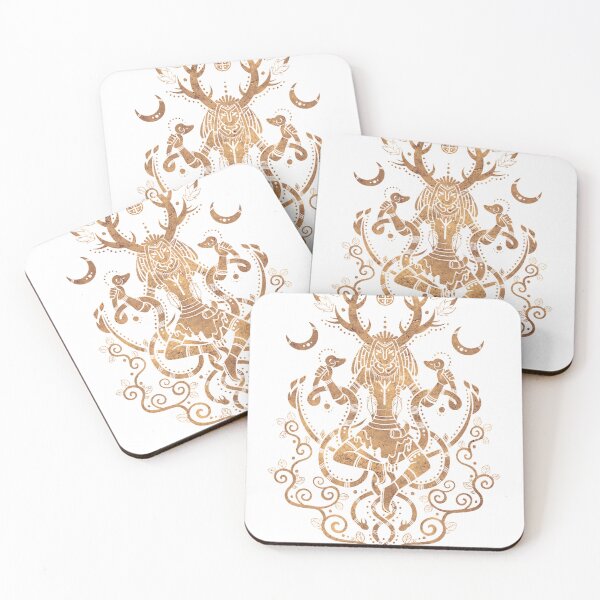 Item preview, Art By Bleuts Cernunnos V3 - Gold designed and sold by feenanrinck0.