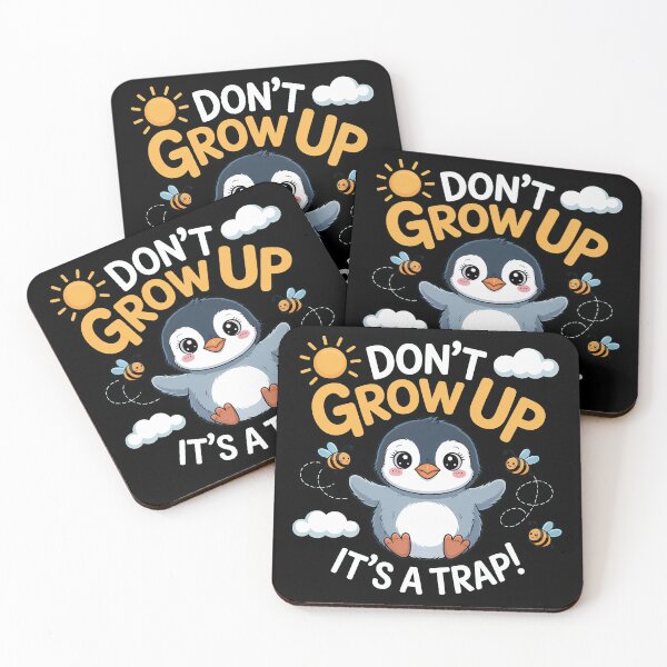 Item preview, Don't Grow Up It's A Trap — Cute Sunflower Kawaii Design designed and sold by LoFizzy.