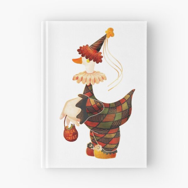 Item preview, Clown goose halloween trick or treat vintage spooky cute costume designed and sold by natinart.