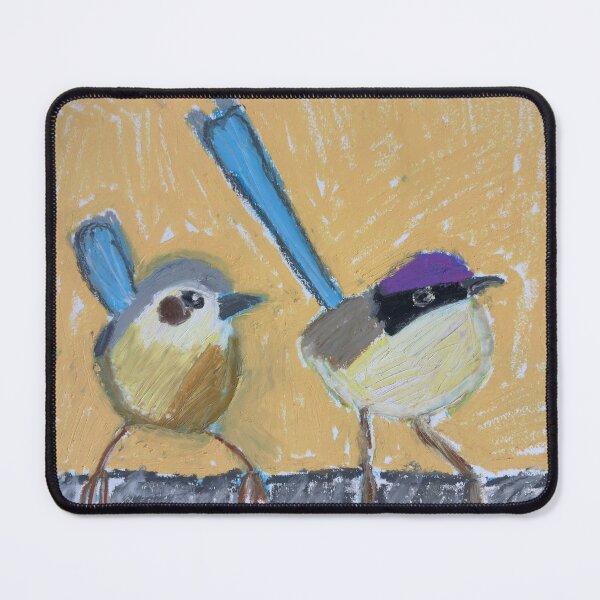 Item preview, Purple-crowned Fairywrens designed and sold by woodland-towers.