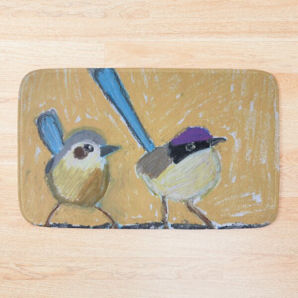 Item preview, Purple-crowned Fairywrens designed and sold by woodland-towers.