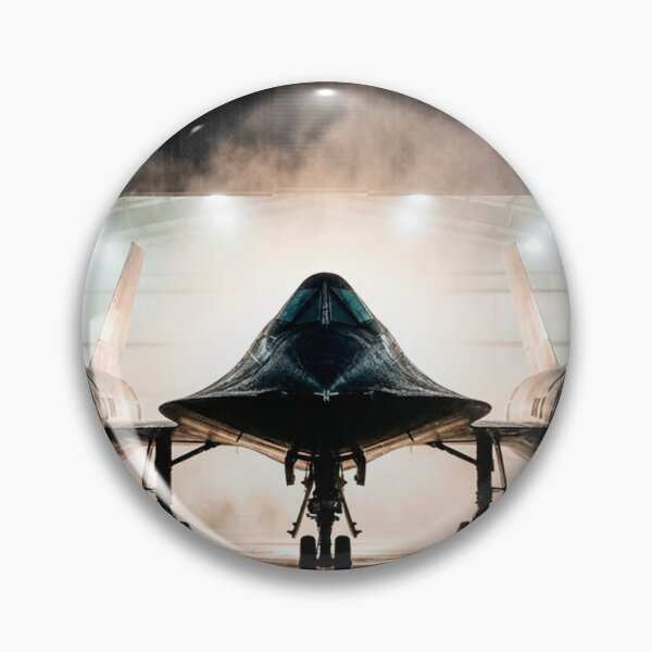 Artikelvorschau, Illustration des SR-71 Blackbird-Nachthangars entworfen und verkauft von Airpower Art.