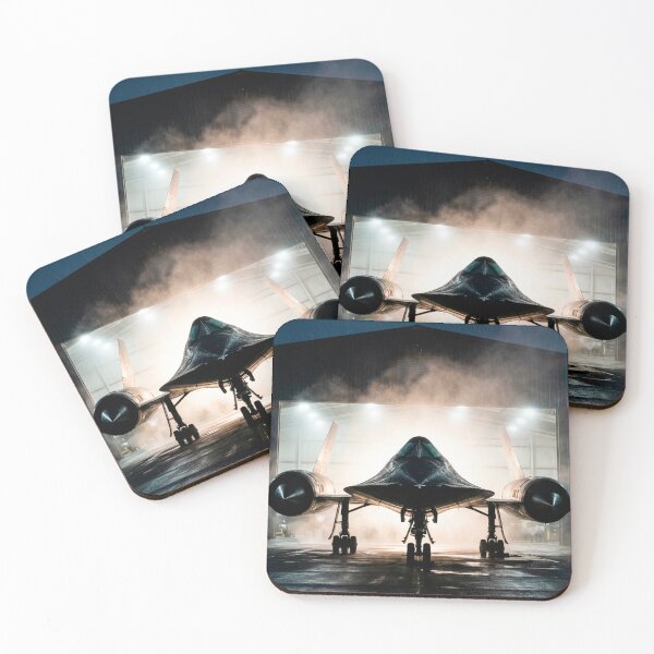 Item preview, SR-71 Blackbird Night Hangar Illustration designed and sold by Airpower Art.