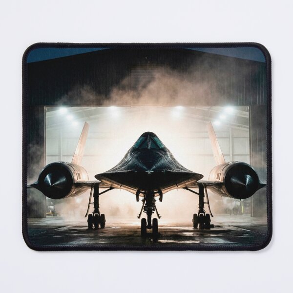 Item preview, SR-71 Blackbird Night Hangar Illustration designed and sold by Airpower Art.
