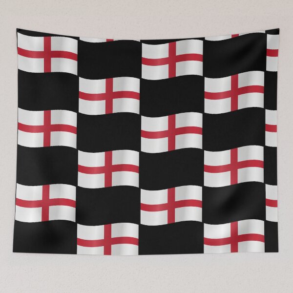 Item preview, English Waving Flag England Pride Design designed and sold by yazdogs.