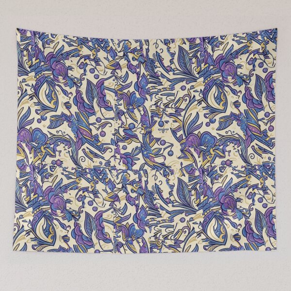Item preview, Opulent floral dream fabric designed and sold by Sigtrix.