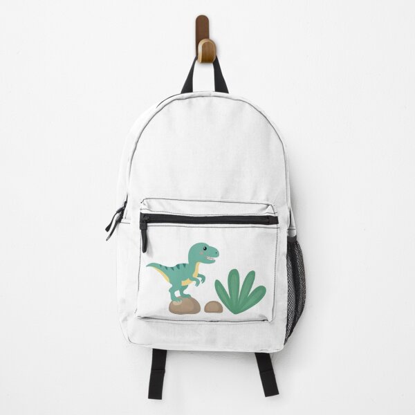 Item preview, Cute T-Rex Dinosaur standing on Rock Vector Illustration designed and sold by ElenMart.